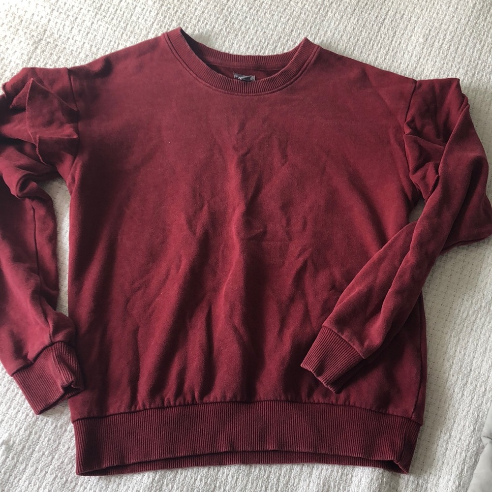 Aerie Ruffle sleeve sweatshirt